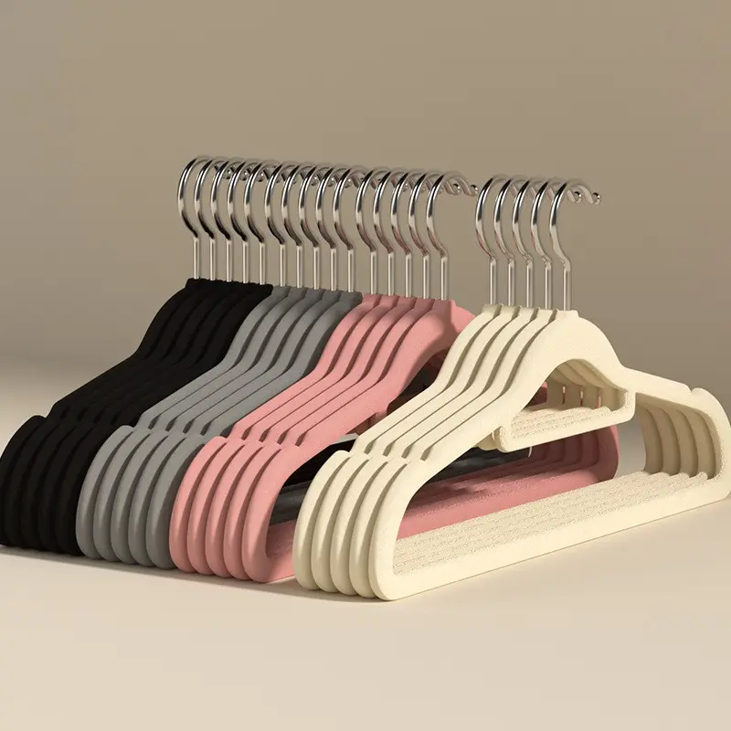 Non-slip Suit Hanger, Non Slip Hangers, 20pcs 360 Degree Rotatable Hanger, Lightweight & Durable Hanger for Clothes, Bedroom, Wardrobe, Closet