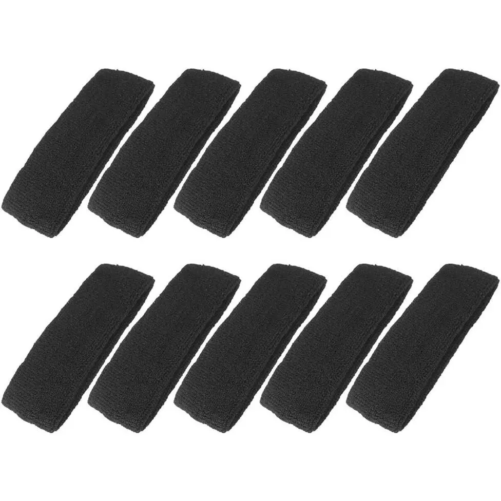 10 PCS Sports Basketball Headband/Sweatband Head Sweat Band/Brace Gift Party Outdoor Activities