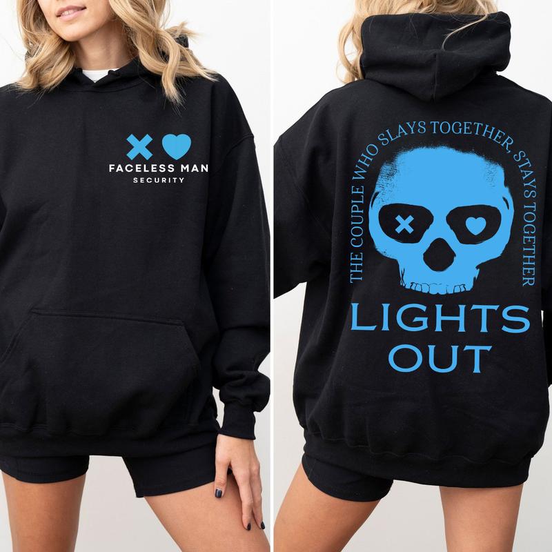Lights Out Shirt Sweatshirt Hoodie, Sweatshirt, Blue Skull Book Sweater, Dark Romance Hoodie, Into Darkness Shirt
