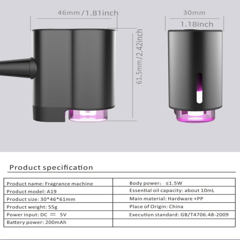 Smart Car Air Freshener, Car Air Freshener Diffuser with 3 Adjustable Modes, Car Aromatherapy Machine for Car Home Office Bedroom, Gift for Friend, Car Electrical Appliances Smart Car Air Freshener, Car Air Freshener Diffuser with 3 Adjustable Modes, Car Aromatherapy Machine for Car Home Office Bedroom, Gift for Friend, Car Electrical Appliances