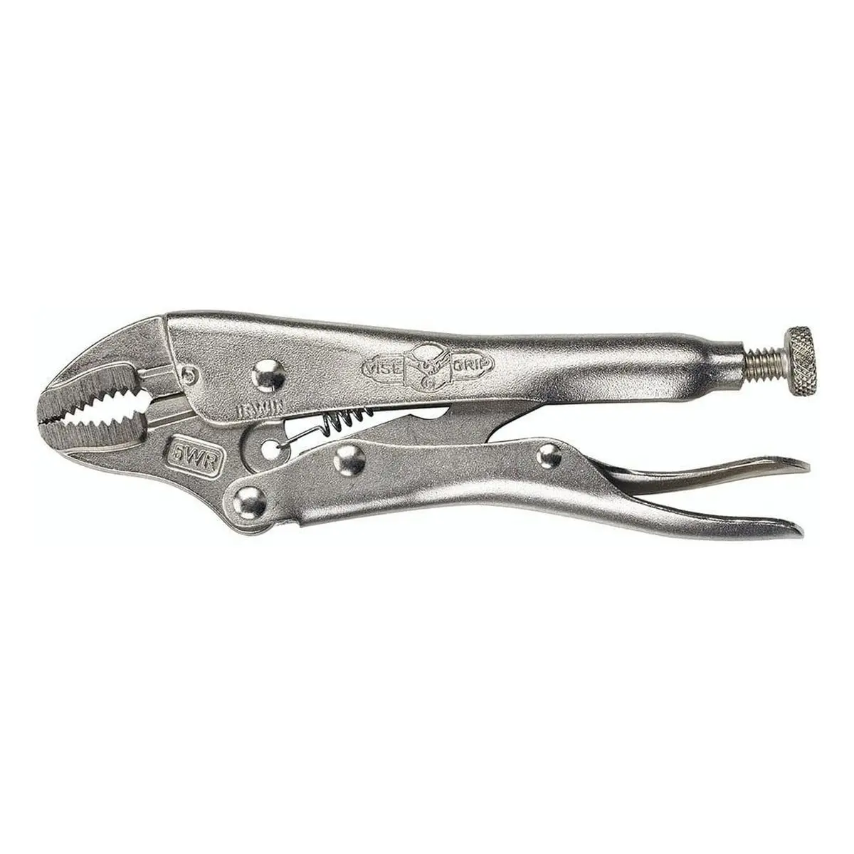 5-INCH Curved Jaw Locking Pliers with Wire Cutter, Model 902L3, Heavy Duty Clamping Tool for Professional and DIY Use