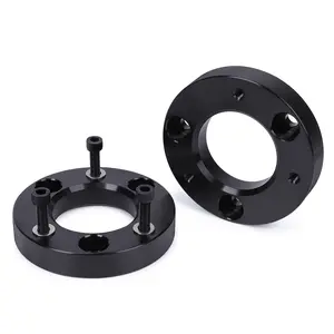 Front Leveling Lift Kit with Improved Ground Clearance, Strut Spacer Suspension Upgrade Compatible with 1999-2006 Toyota Tundra 2WD/4WD, 1995-2004 Tacoma (6 Lug), 1995-2002 4Runner (6 Lug), Simple Installation Chassis Replacement Parts