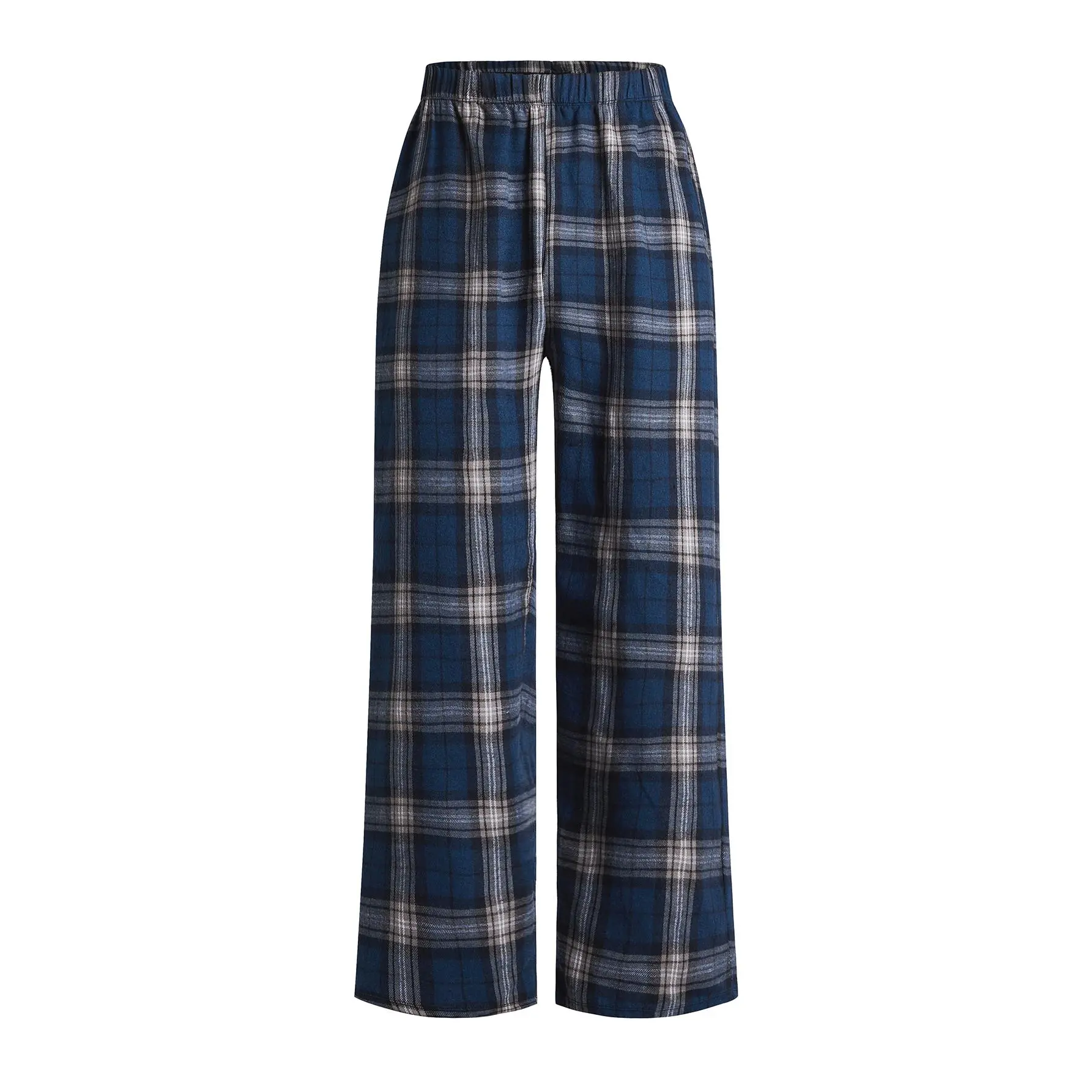 Men's Classic Breathable Baggy Plaid Gingham Loungewear Pajama Pants - Oversize, Stylish Nightwear for Casual Relaxation