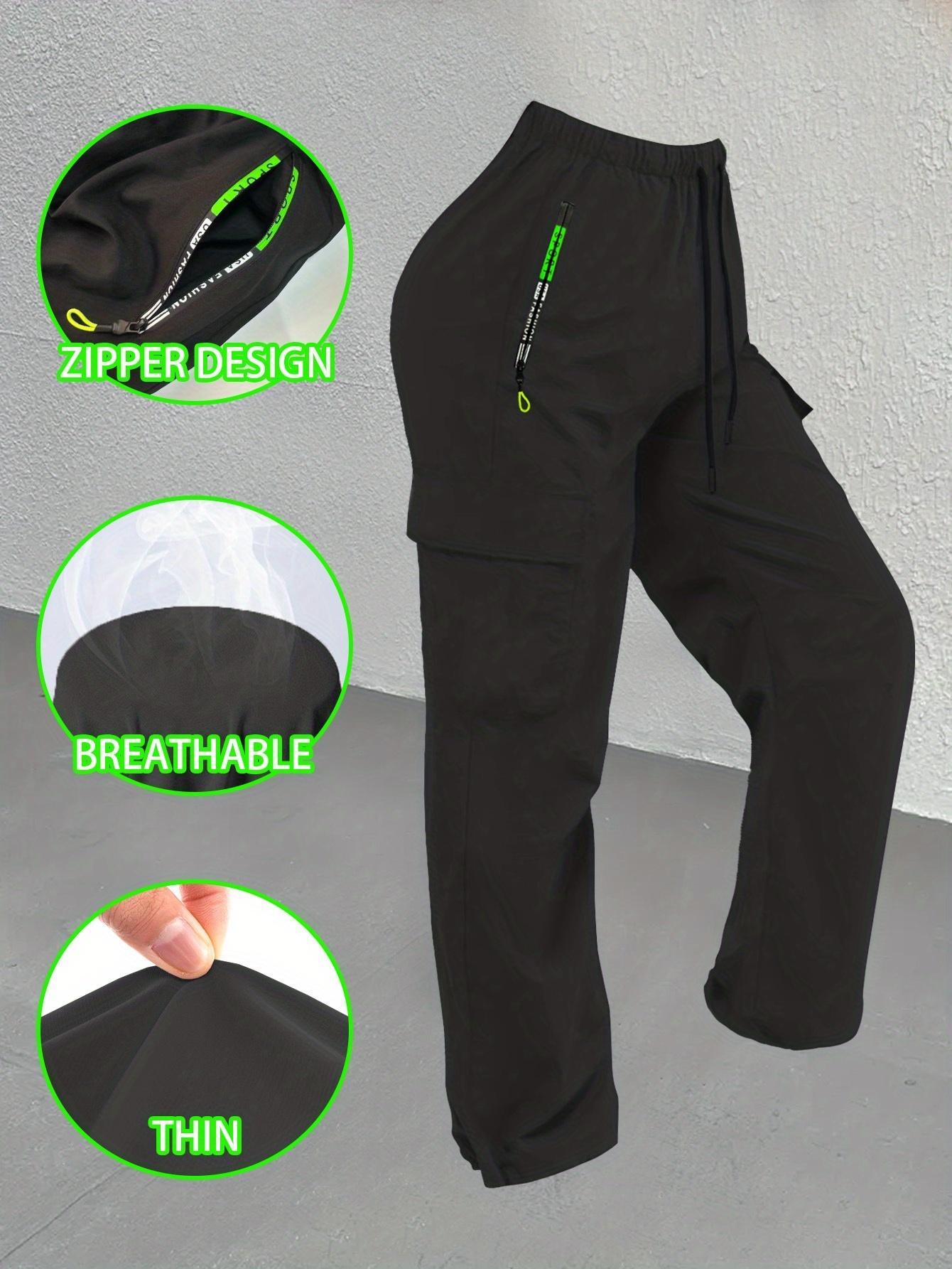 Women's High-Waisted Athletic Pants - Loose Fit Straight Leg with Deep Side Pockets | Squat-Proof & Non-See-Through for Running, Yoga & Gym | All-Season Performance Fabric (Machine Washable)