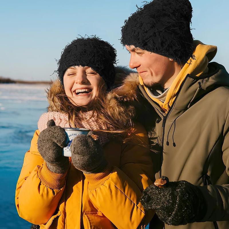 Balaclava Ski Mask for Men Women Shiesty Mask Shaggy Knitted Full Face Ski Mask Windproof Neck Warmer`