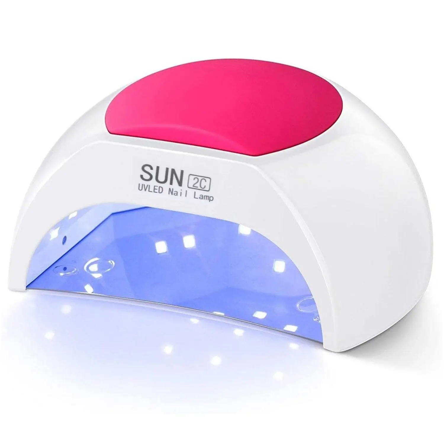 LULAA SUN2C 48W UV LED Nail Lamp 4 Timers 10s/30s/60s/99s Low Heat LCD Display Nail Dryer Gel Nail Polish Curing Light Manicure Pedicure Lamp for Home Salon
