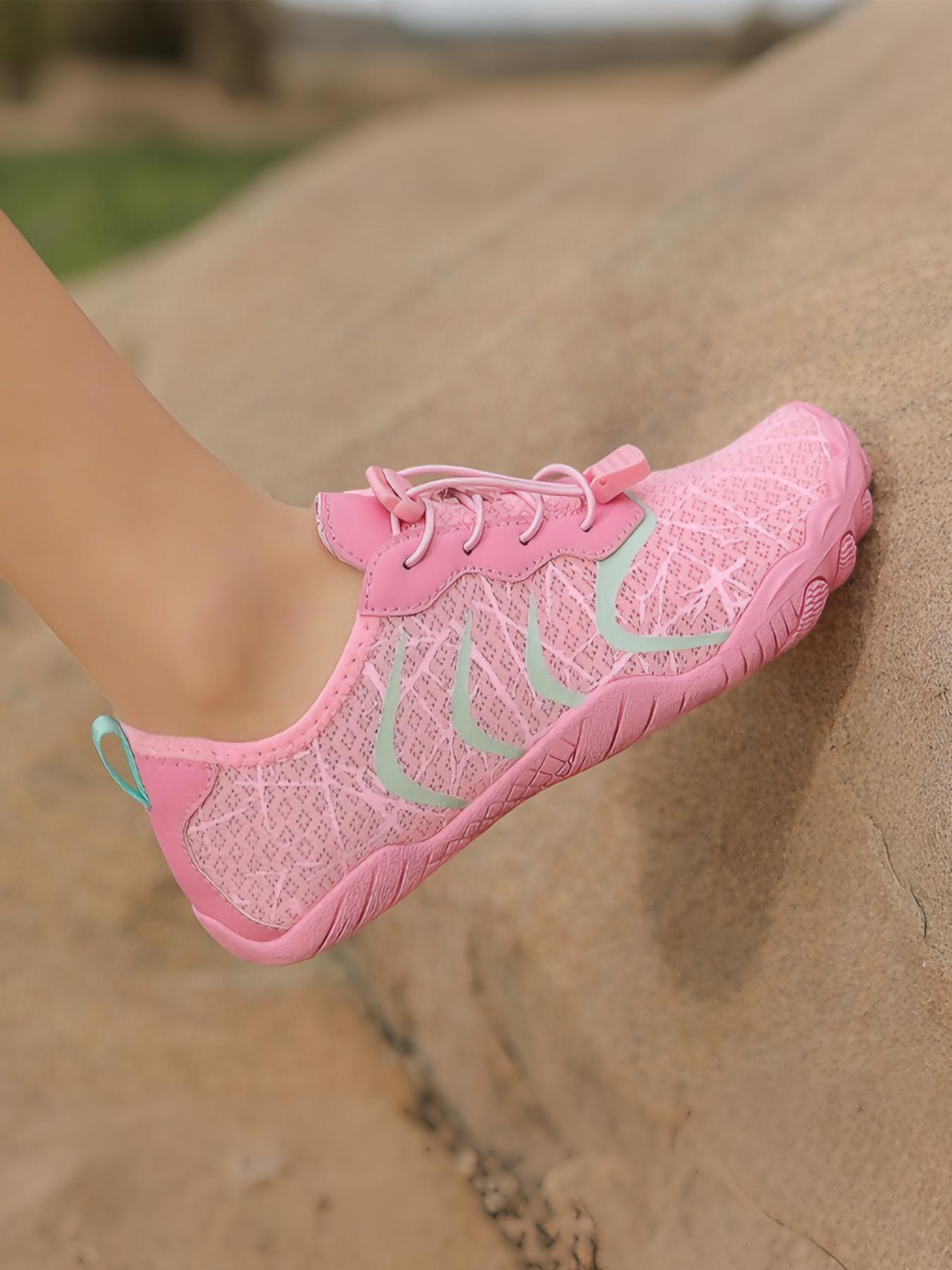 Outdoor Five-Finger Hiking Shoes, Water Beach Sandals, Barefoot Diving Single Shoe, Swimming Fitness Cycling Mountain Climbing Lightweight Breathable Sport Casual Water Shoes, Mesh Water Shoes