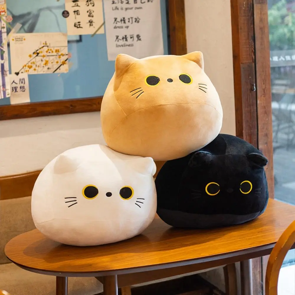 High Quality 1* Plush Pillow, 10/30cm Unisex Black Cat Stuffed Toy Pendant, Cuddly Cushion for Girl Gift, No Redundant Features, Classic Novelty Stress Relief Toy