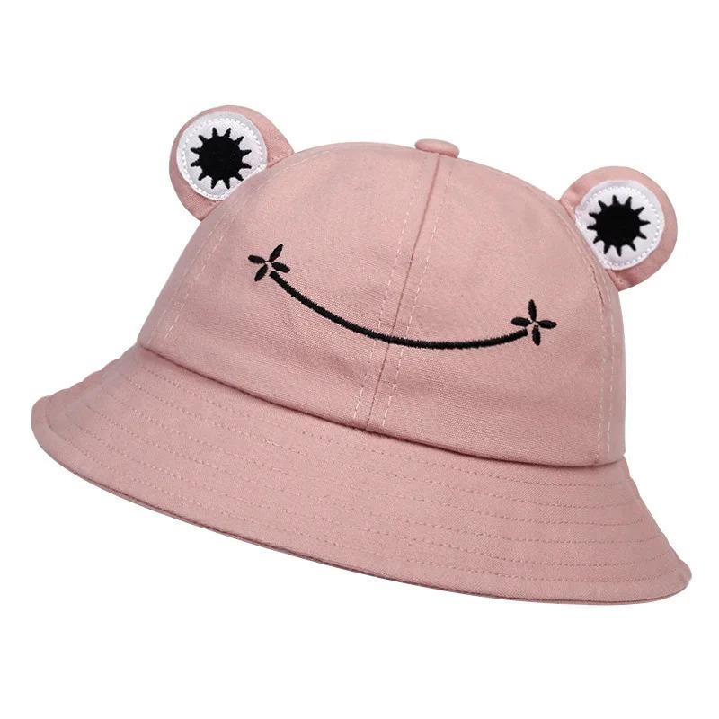 1pc Personality Frog Shaped Fisherman Hat with Embroidery for Men and Women,Sunshade,Warmth,Ear Protection Basin Hat for Holiday
