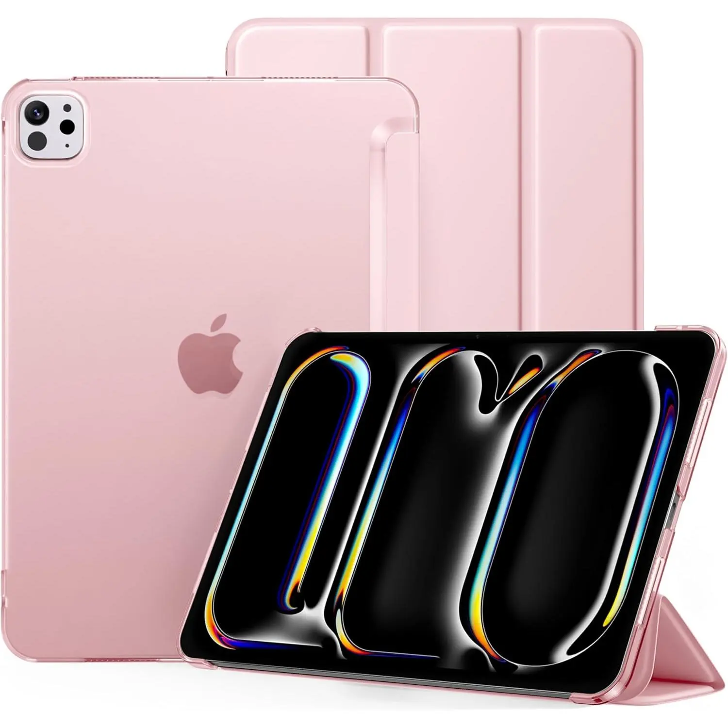 for iPad Pro 11 Inch Case (M5/M4) 2025/2024 6th/5th,  | (Model: A3357/A3358/A3359/A2836/A2837/A3006), Slim Stand Hard PC Translucent  Shell  Cover with Auto Wake/Sleep
