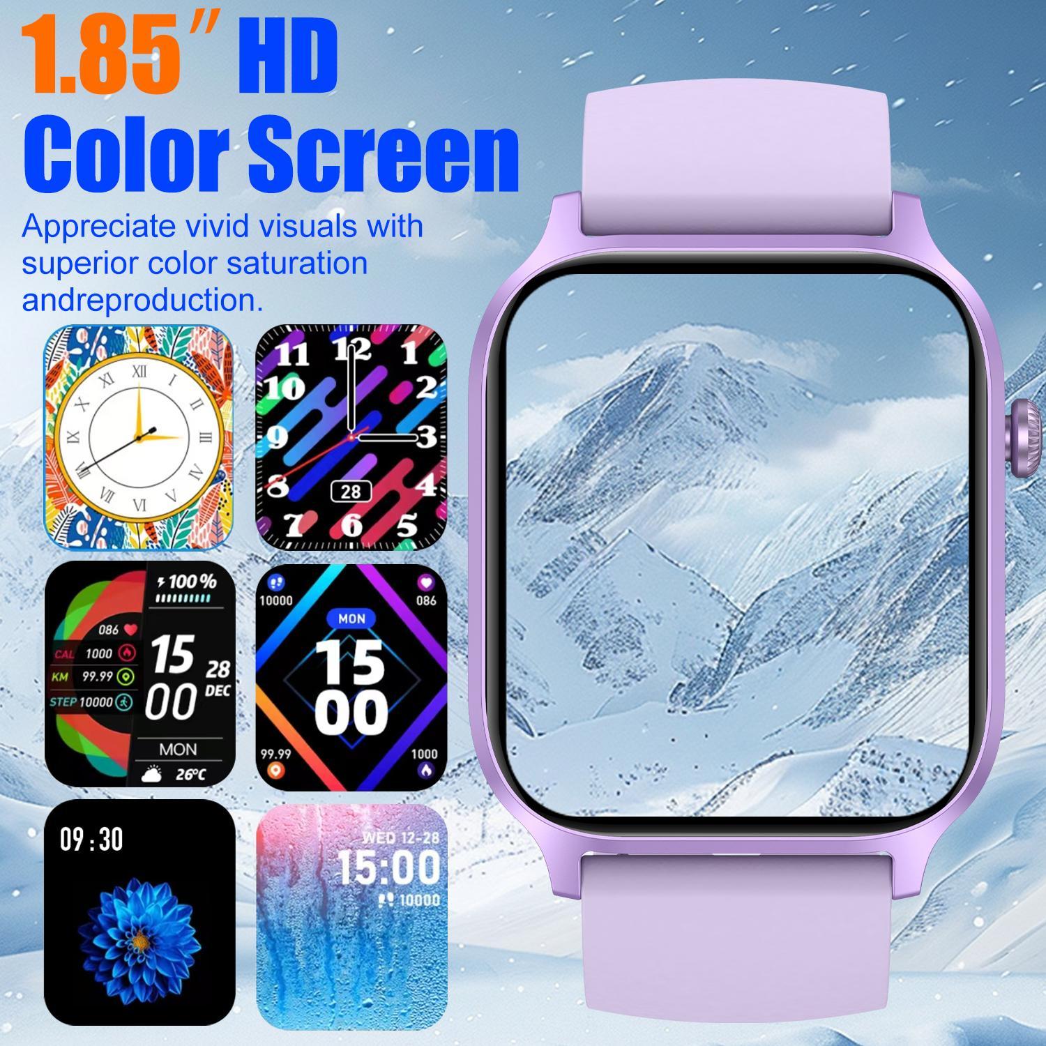 Multifunctional Smart Watch, Fashion Digital Watch with Multi-Sport Modes & Phone Call, Sports Watch for Women & Men