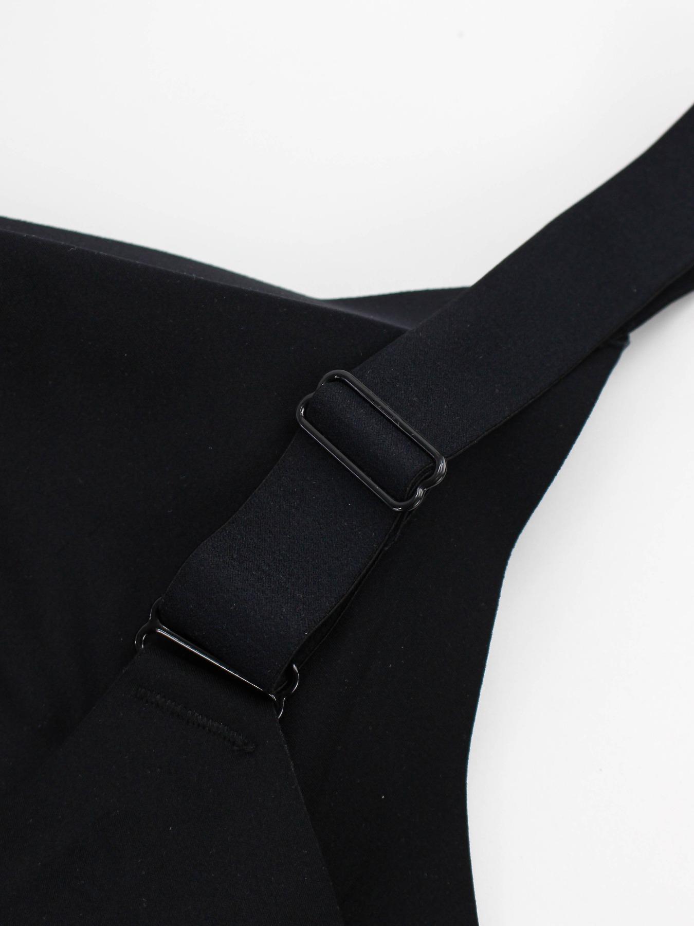 【Plus Size】 Solid Buckle Wireless Push Up Bra, Comfortable Breathable Bralettes for Daily Wear, Women's Underwear for All Seasons