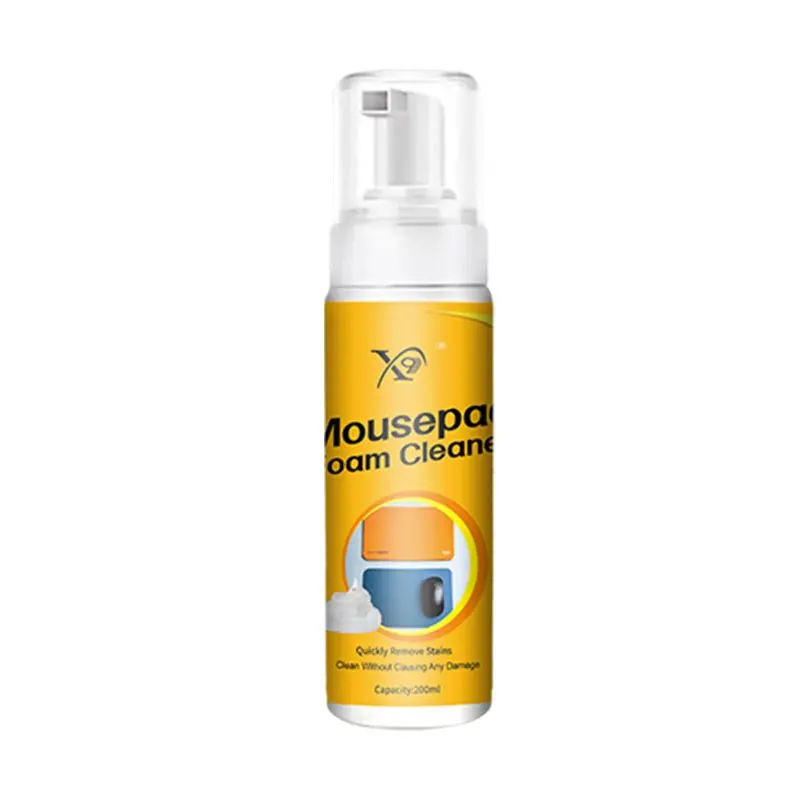 Mouse Pad Dry Cleaning Foam Cleaner 200ML, Specialized Foaming Agent for Mouse Pads, Efficient Cleaning Solution, 200 Milliliters Volume