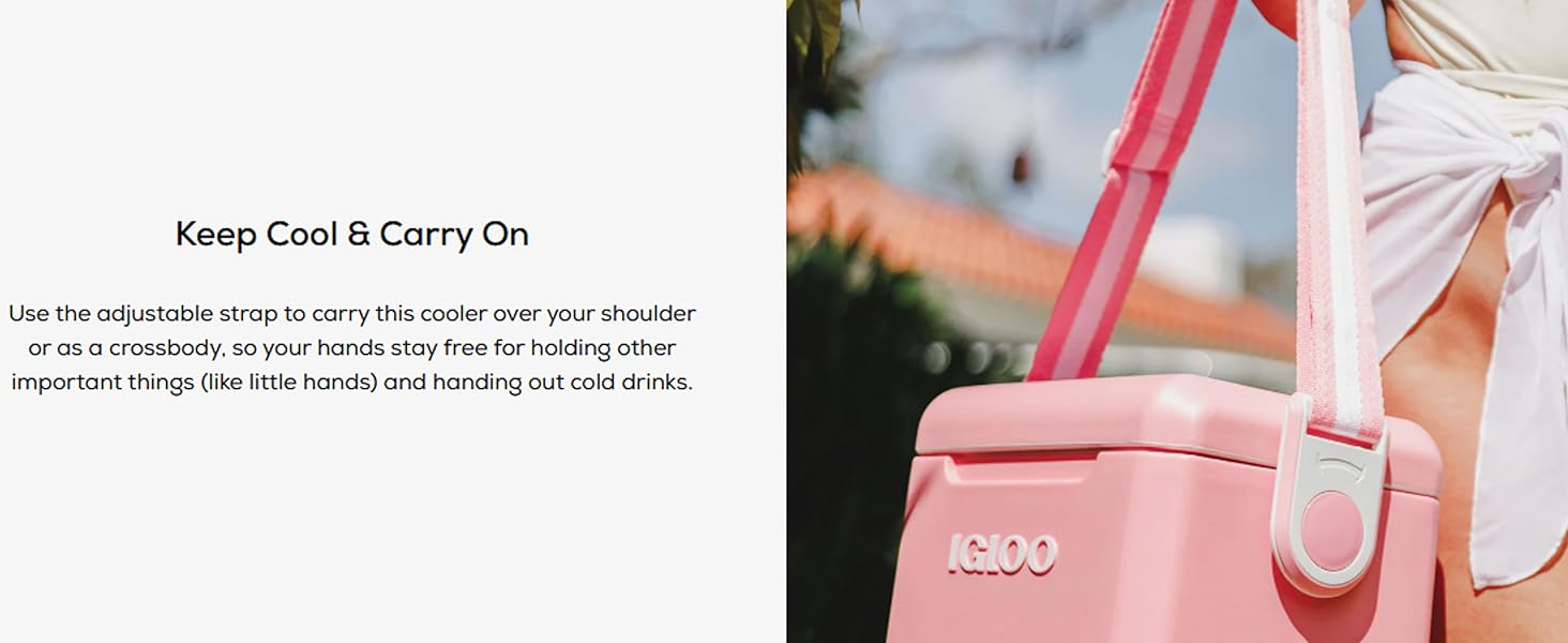 Igloo Tag Along Too Coolers| Insulated Hard Shell Picnic Style Cooler| Rolling Ice Chest