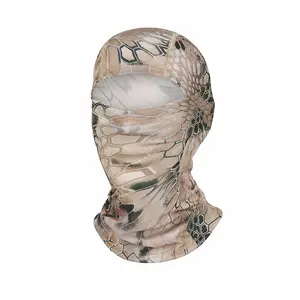 Desert Camo Balaclava Face Mask, Breathable Full Face Cover for Motorcycle & Outdoor Activities