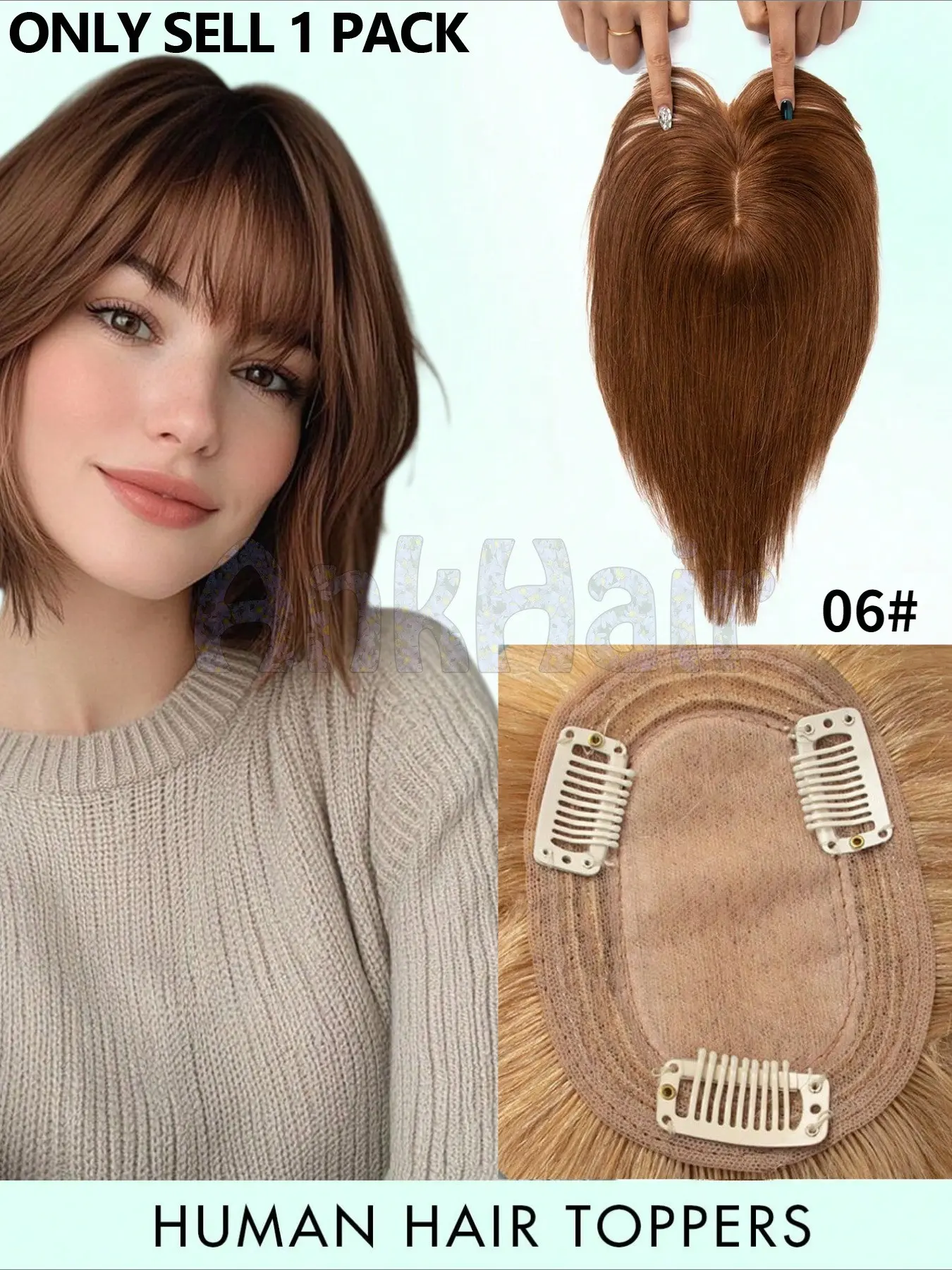 Instant Confidence! 8-14" Human Hair Bob Wig with Bangs, Perfect Coverage for Thinning Hair & Hair Loss, Natural Looking Short Wig for Daily Wear