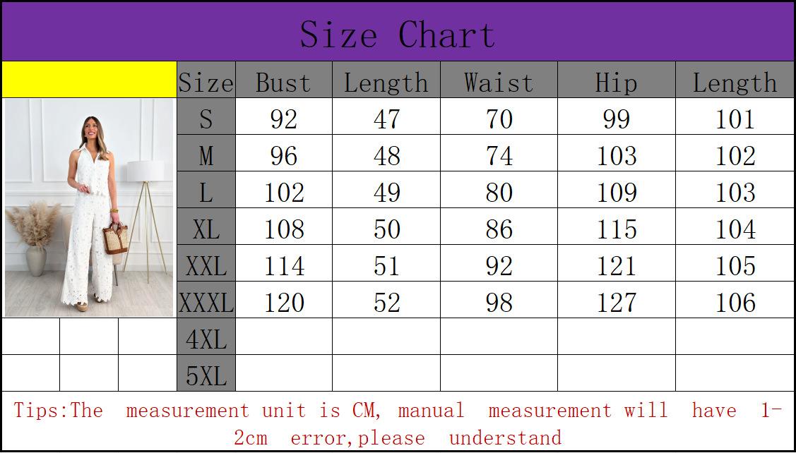 Women's 2026 New Retro Lace Outfit Set V-Neck Vest Top + Wide-Leg Straight-Cut Trousers Two-Piece Embroidery Hollow Temperament Suit for Casual & Special Occasions