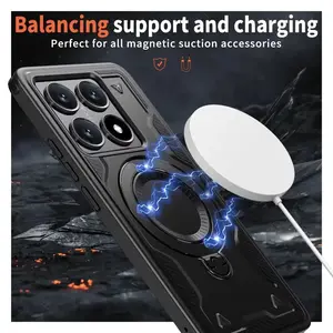New Luxury For Magsafe Phone Case For Motorola Moto G53 G23 G13 G STYLUS POWER PLAY 5G 2025 Edge 60 Fusion 360° Magnetic Ring Holder Cover