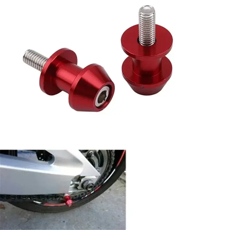 2 Piece Aluminum Motorcycle Swing Arm Slider Bracket Screw, 6/8/10mm Size, Durable Bike Parts, Essential Motorcycle Accessories