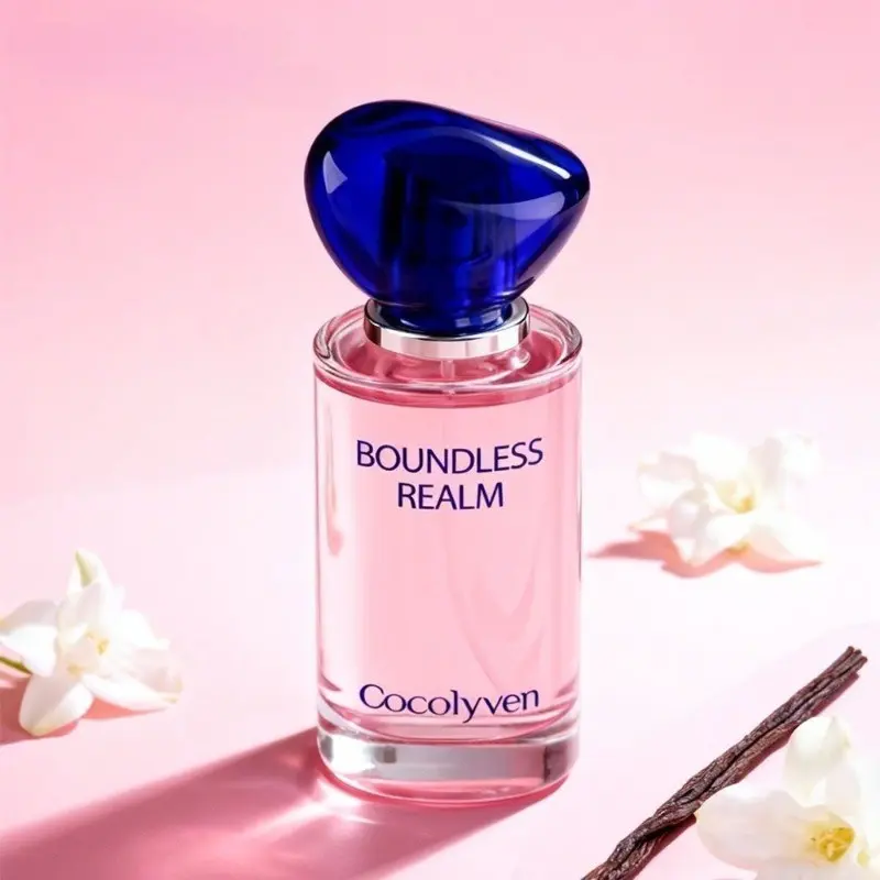 Women's Long-Lasting Floral Fruit Scented Perfume, Lemon Jasmine French Fragrance, 50ML, Single Item, Liquid Form, Contains Alcohol