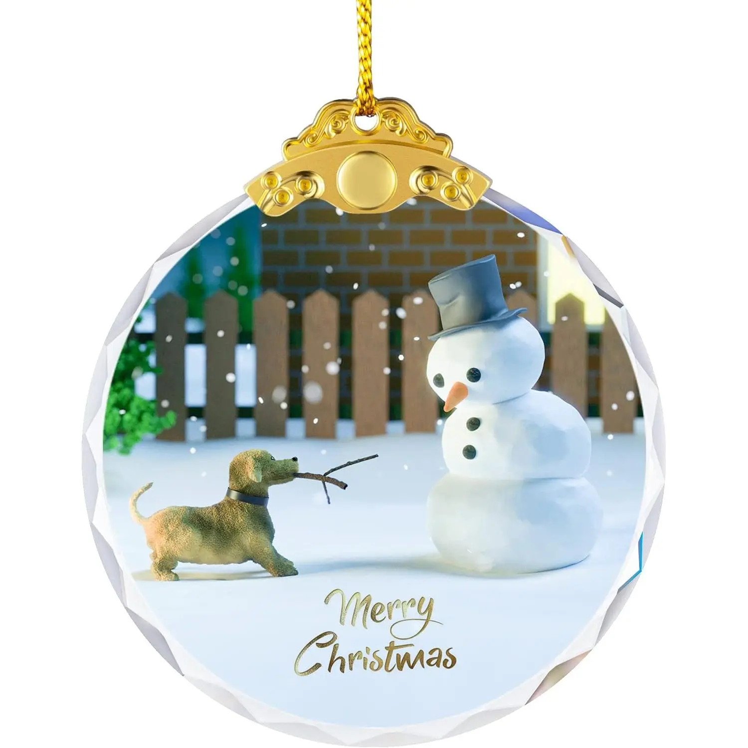 Christmas  Ornament 2026, Snowman Ornament  Shiny Decoration for Christmas Tree,   Decor Xmas Gifts ( and Snowman)