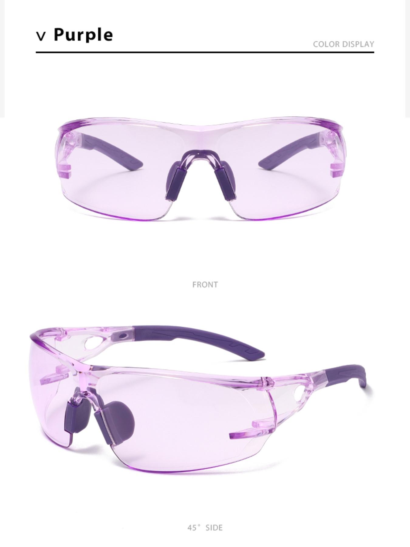 Fashion Goggles with Clear Lenses, Anti-scratch Protection Eyeglasses for Men and Women, Ideal for Daily Use and Outdoor Activities