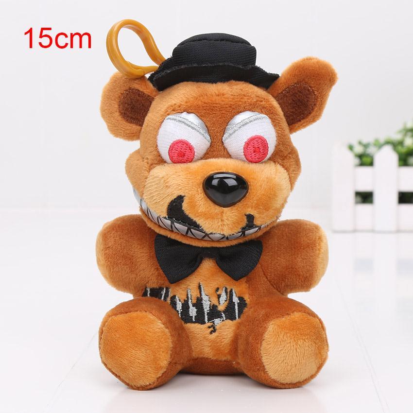Plush Doll Pendant FN Bear Series Bonnie Rabbit Brown Bear Fox and Other Plush Pendants Male and Female Birthday Gifts