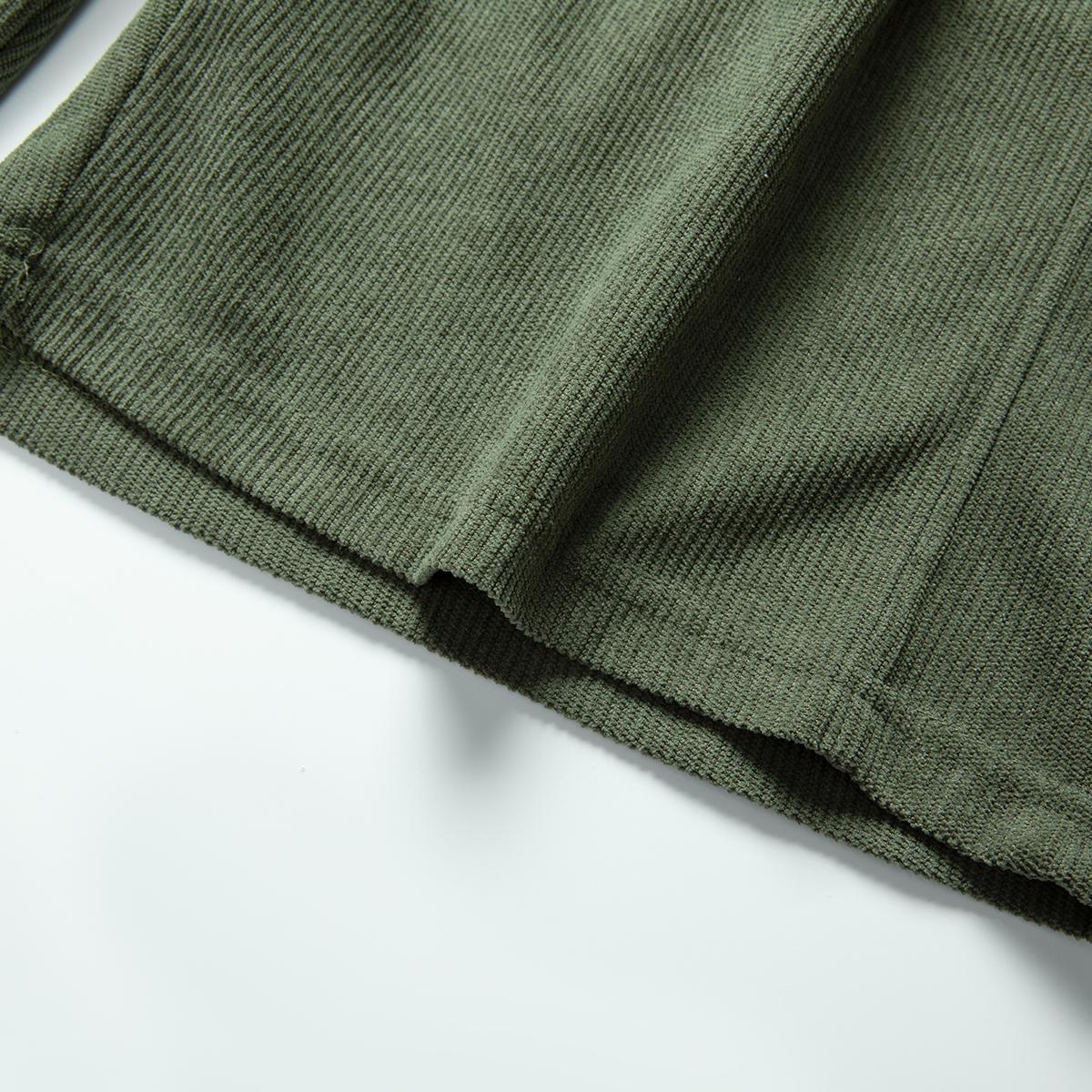 Elite Corduroy Core Mens Timeless Casual Shorts with Minimalist Woven Label Emblem and Soft Textured Fabric for Casual Social Gatherings and Post-Work Relaxation