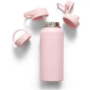 Insulated Stainless Steel Water Bottle with Straw & Lid - BPA-Free Double-Layer Vacuum Insulated, Leak-Proof Beverage Drink Container for Sports, Travel, Gym (Sports & Outdoor Accessory Set)