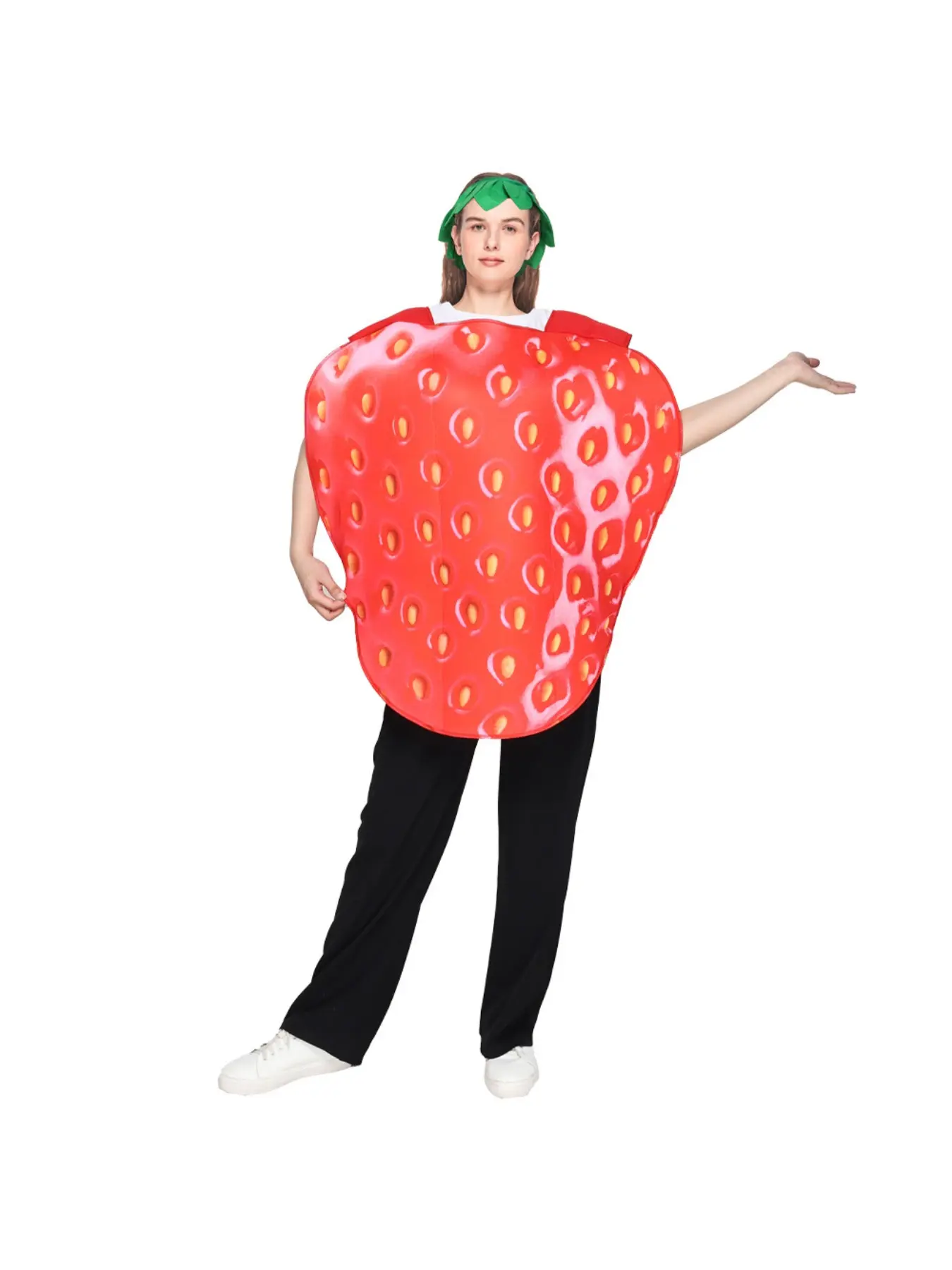 Ladies Dress Up Costumes and Cosplay Costumes Halloween New Party Costumes Fun Fruit Series Cosplay Adult Strawberry Stage Performance Costumes