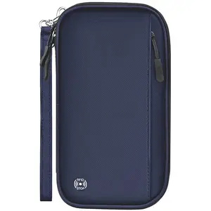 Anti-Theft Rfid Wallet, Multi-Functional Coin Purse, Portable Large Capacity Travel Neck Strap Passport Case, Secure and Convenient