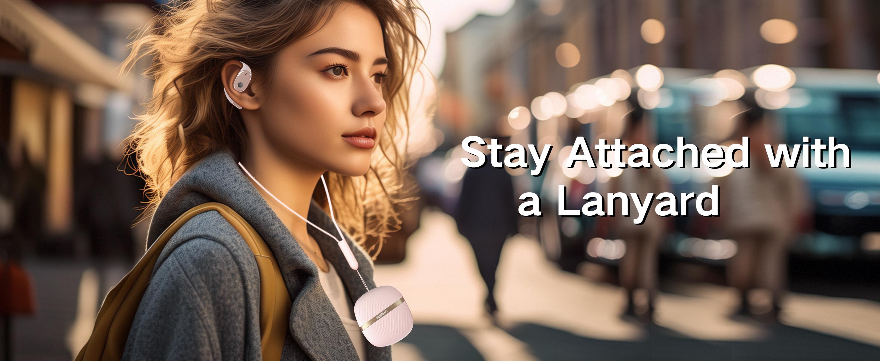 Open Ear Headphones , TUINYO S07 True Wireless Earbuds With Bluetooth V5.4，Fast Charging,35Hrs Playtime, Waterproof for Sports, Driving, Office Headset Long Battery Life