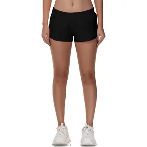 Women's Running Shorts Low Waisted 2.5"，Lightweight Active Workout Quick Dry Gym Athletic Sports Shorts Zip PocketGift.