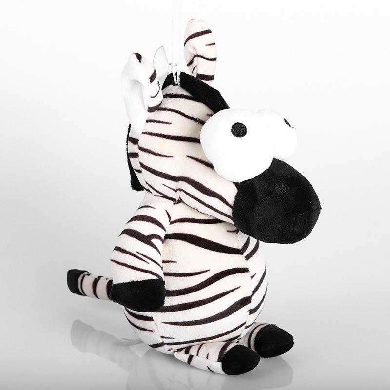 Jungle Brothers Series Big-Eyed Plush Toys Lion Zebra Crocodile Elephant Dolls Birthday Gifts mini large stuff baby