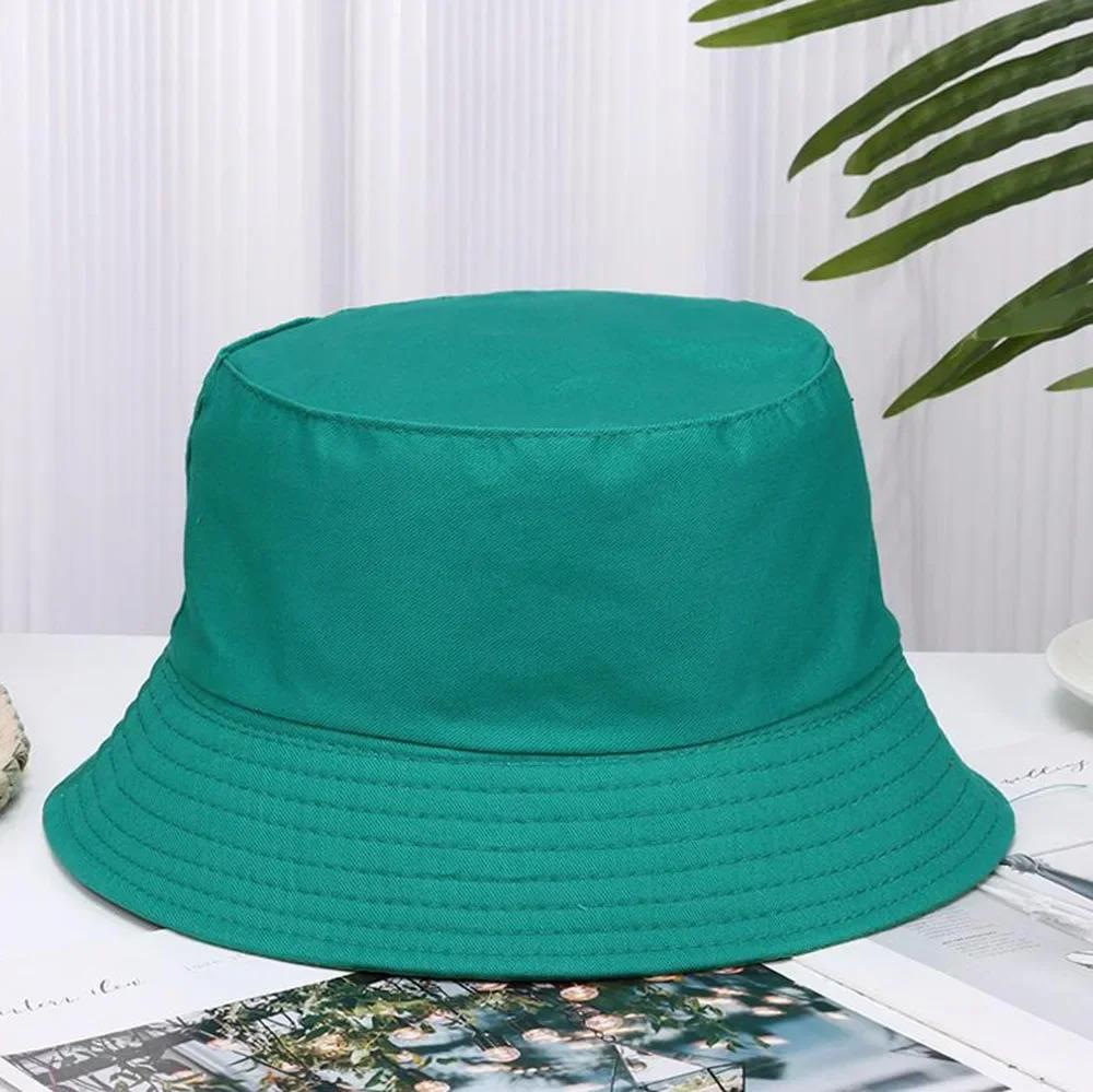 Foldable Bucket Hat Unisex Women Outdoor Sunscreen Hat Pure Color Fishing Hunting Cap Men Basin Chapeau Beach Cap