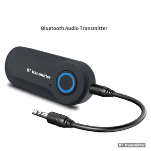 Bluetooth Transmitter 1 Pack - 6.6*2.7*0.9cm Portable Lightweight Bluetooth 5.0 USB Device with 3.5mm Audio & RCA Connections, High-Quality Sound, Wide Compatibility for TV, Headphones, Bluetooth Car Adapter