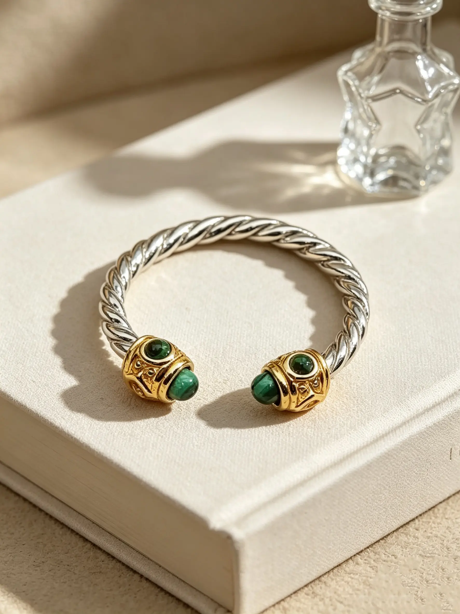 2026 Original New Product Popular Retro Design DYJZ-230 Peacock Green Diamond 2.3mm Ring Women's Fashion High Quality Jewelry Accessories Gift