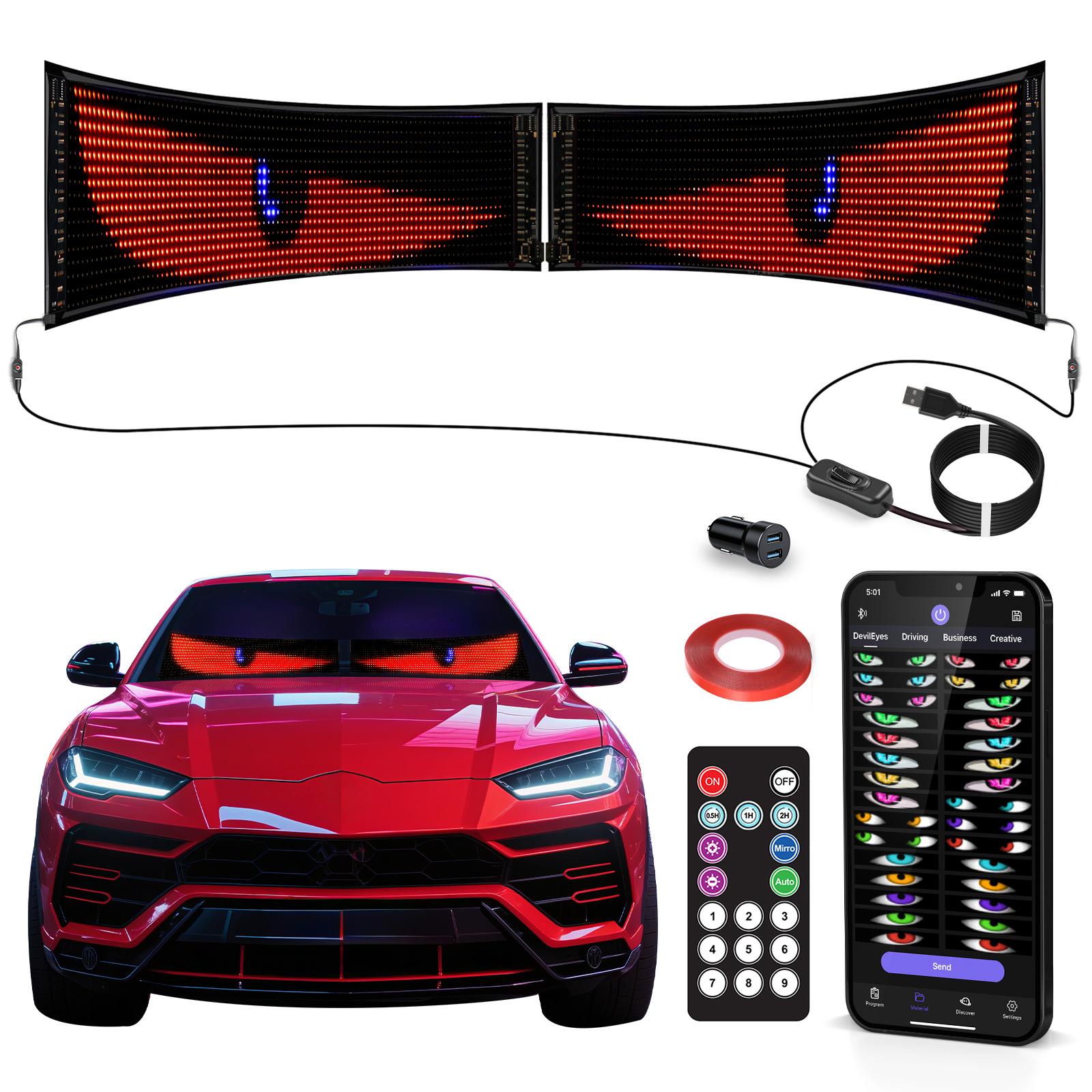 DAYBETTER Programmable Flexible LED Display - App-Controlled Color-Changing Pixel Wall Art,Programmable Flexible LED Display - App-Controlled Color-Changing Pixel Wall Art