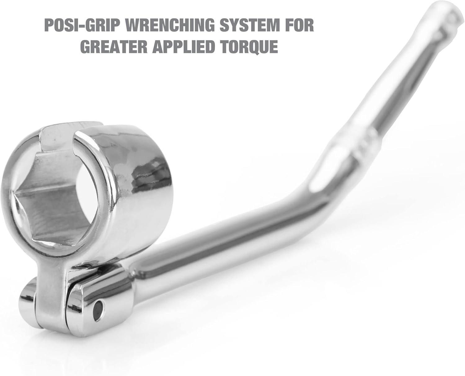 5PCS O2 Oxygen Sensor Socket Set, 3/8 in Drive, 7/8 in (22mm), Premium Removal Tool with Thread Chasers & Offset Wrenches, Heavy-Duty Automotive Kit for Easy Installation & Repair