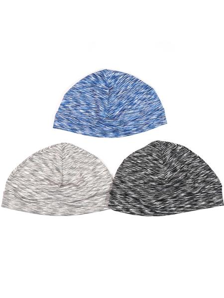 Men Skull Caps Soft Nylon Beanie Hats Stretchy Helmet Liner Multifunctional Headwear for Girls Women