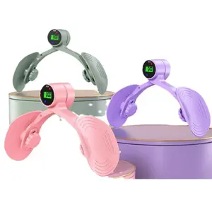 Adjustable Kegel Exerciser 360° Rotatable Pelvic Floor Trainer Ergonomic Thigh Master Postpartum Recovery Hip Shaping Inner Thigh Workout Home Fitness Equipment For Women Pink