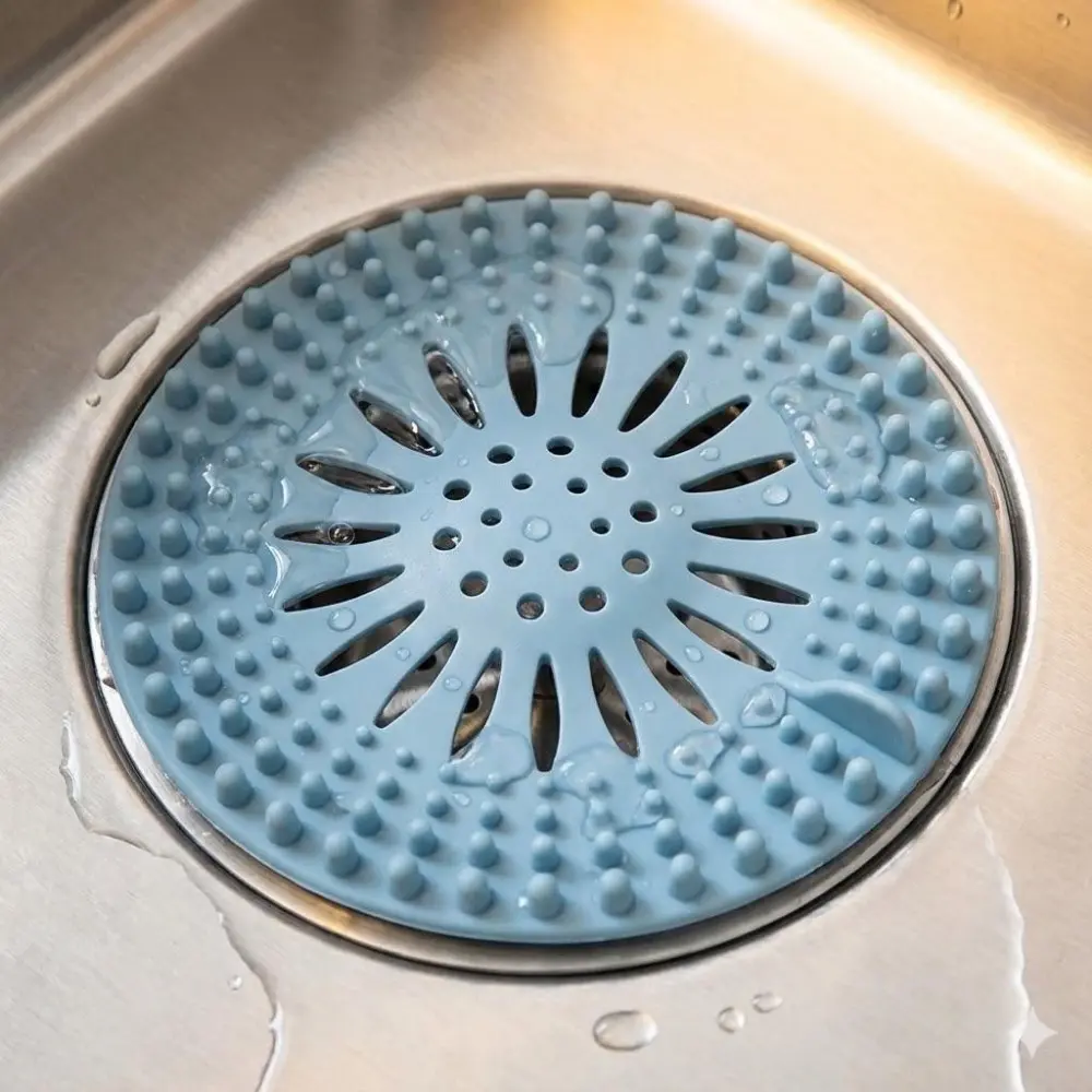 Bathroom Sink Hair Catcher & Drain Strainer - Bathtub Stopper, Easy Clean Filter, Anti-Clog Solution, Rustproof & Durable, Reusable Cover for Shower & Kitchen Sinks, Efficient Debris Blocker, Easy Installation
