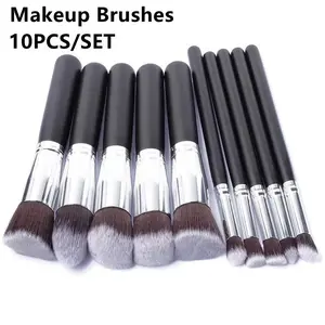 10 Piece Soft Fluffy Professional Makeup Brush Set, Foundation Blender Blush Contour Eyeshadow Tools, Cosmetic Brushes for Beauty Lovers