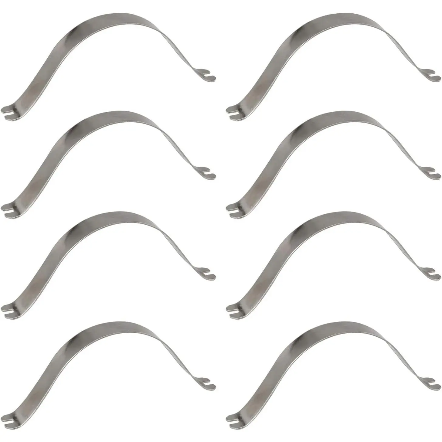 Stainless Steel Spring Clips (50-Pack, 85x9mm) - Hardware Parts, Functional Tool for DIY Home Projects, Photo Framing DIY Photo Frame Hardware, Bendable Clip