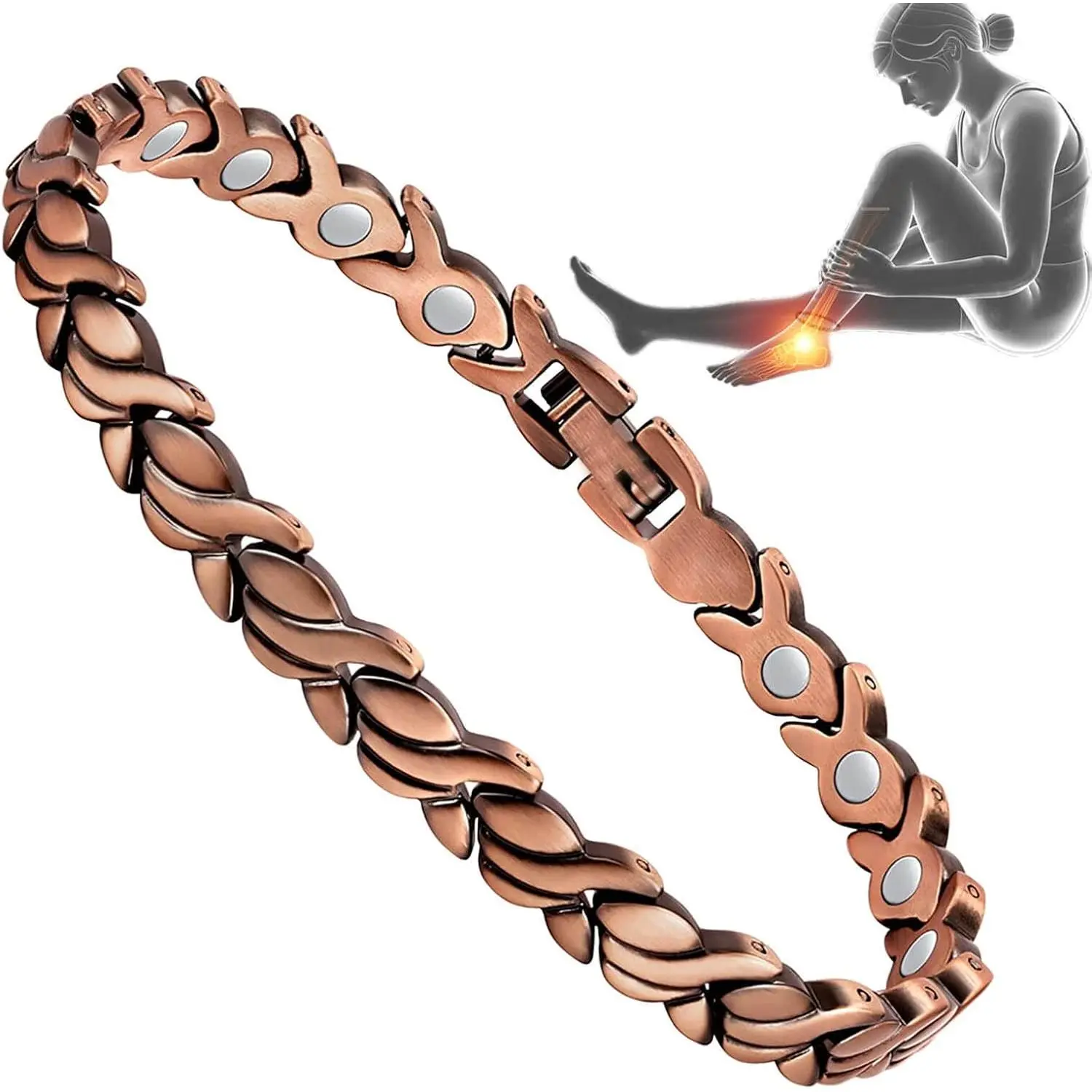Casual Link Chain Anklet for Women - A Trendy, Adjustable, and Durable Fashionable Jewelry Accessory, Elegant Accessory