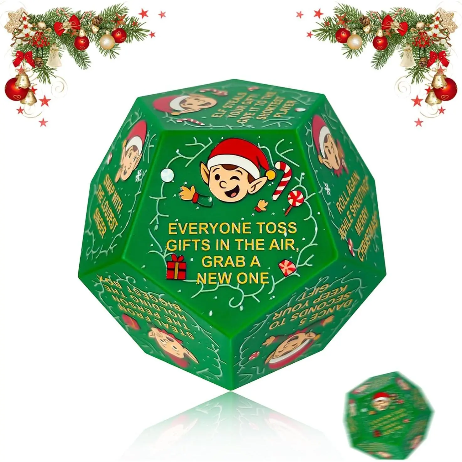 Santa Swap Gift Exchange Dice, Exchange Party Game Dice, Christmas Hilarious Stocking Stuffers Gift Exchange Dice Games  Family Party, Gifts  Xmas, Birthday, Party and Family Night, Holiday