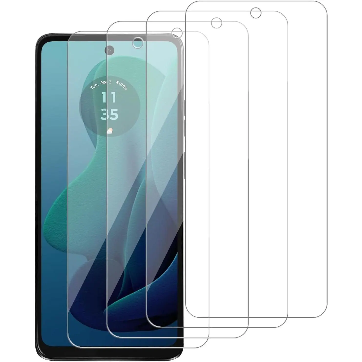 4 Pack Glass Screen Protector Compatible for   G 5G (2026/2025) / XT2613 / XT2513 [9H Hardness]- Screen Tempered Glass, Scratch Resistant,Easy Install [Case Friendly]