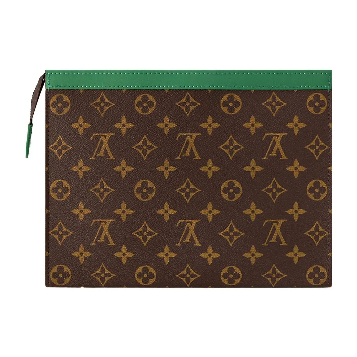 Louis Vuitton Pochette Voyage Toiletry Bag – Men’s Monogram Coated Canvas and Leather, Green