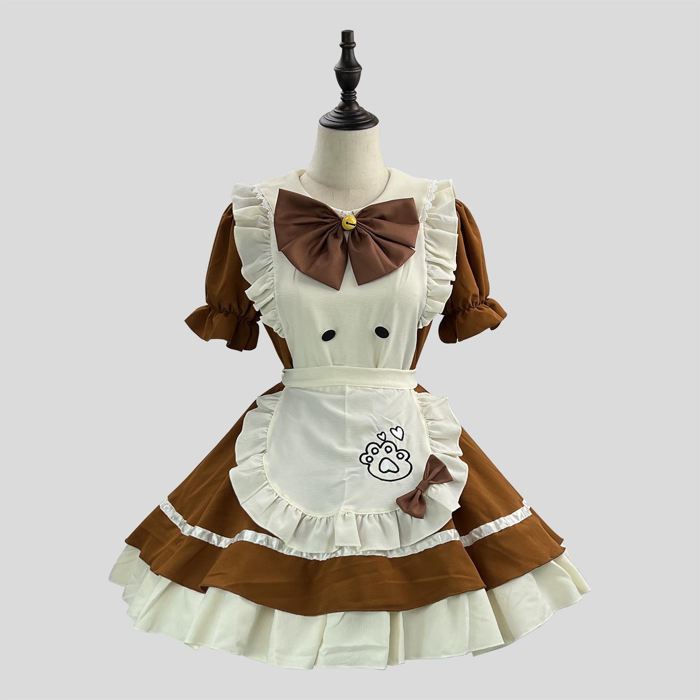 Cat Lolita Maid Dress Costumes Cosplay New Cute for Cat Girls Woman Waitress Maid Party Stage Costume size S-5XL Anime  DRESSES