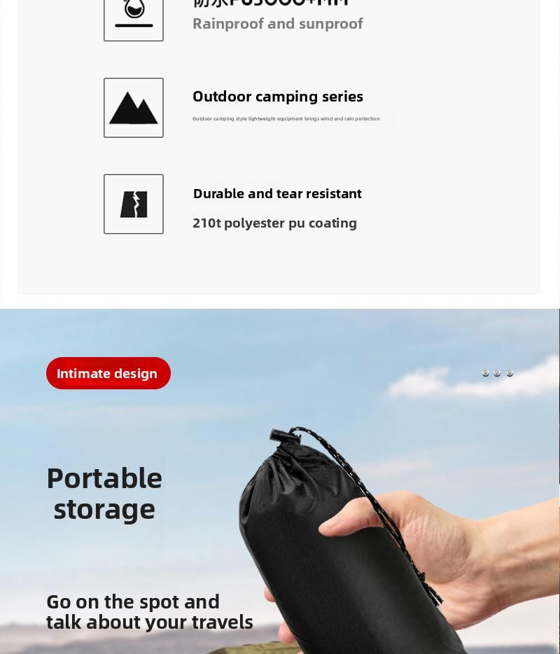 Multipurpose cape raincoat riding outdoor hiking waterproof cape breathable adult tactical poncho